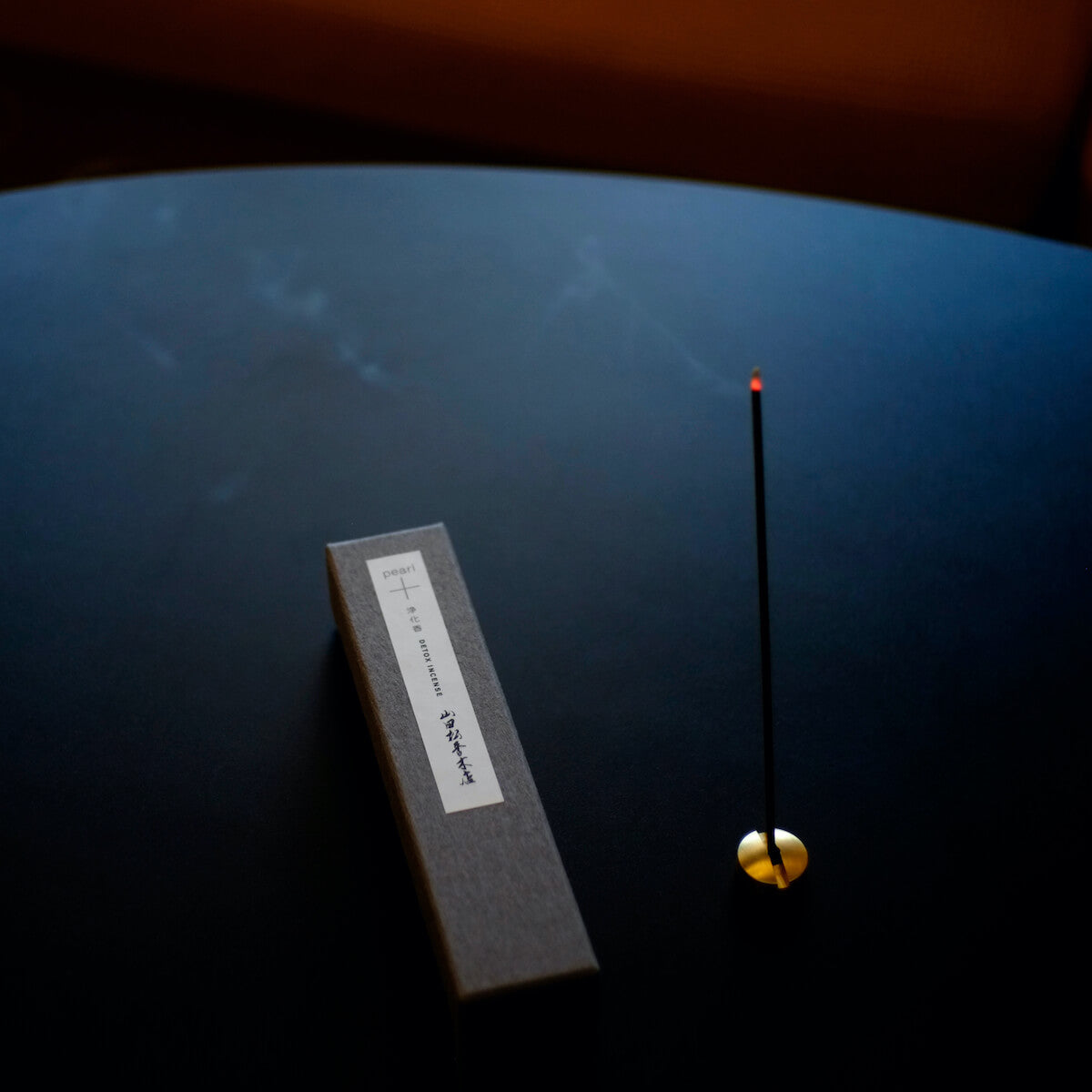 Pearl+ Incense Holder "Moon" by Yamadamatsu Incense-Wood Co., Ltd.